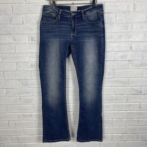 BKE Stella Bootcut Jeans Womens Size 31 Regular Medium Wash Denim Mid Rise